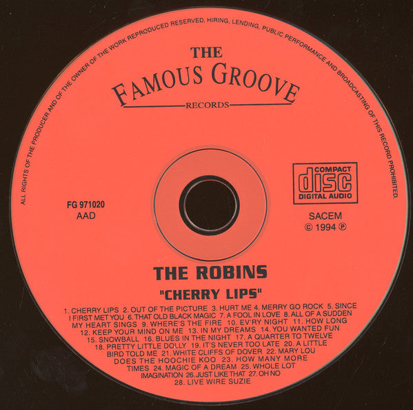 The Robins : Cherry Lips (CD, Comp)