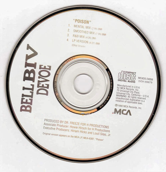 Bell Biv Devoe : Poison (CD, Maxi, Dig)