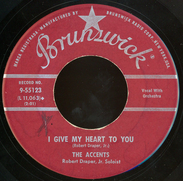 The Accents (9) : Ching A Long / I Give My Heart To You (7")