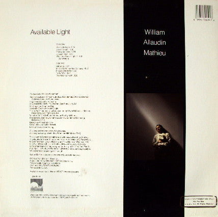 Allaudin Mathieu : Available Light (LP, Album, All)