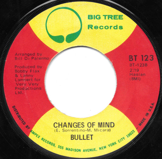 Bullet : White Lies, Blue Eyes (7", Scr)