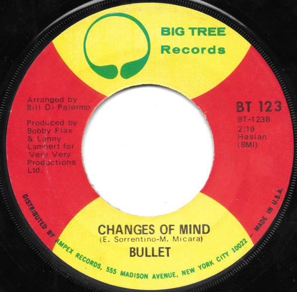 Bullet : White Lies, Blue Eyes (7", Scr)