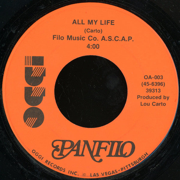 Panfilo (3) : Mamma / All My Life (7")