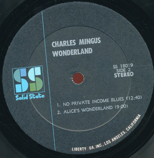 Charles Mingus : Wonderland (LP, Album, RE)