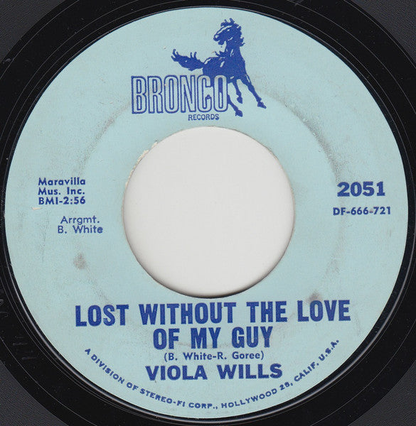 Viola Wills : I Got Love / Lost Without The Love Of My Guy (7", Styrene)