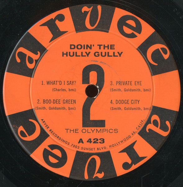 The Olympics : Doin' The Hully Gully (LP, Album, Mono)