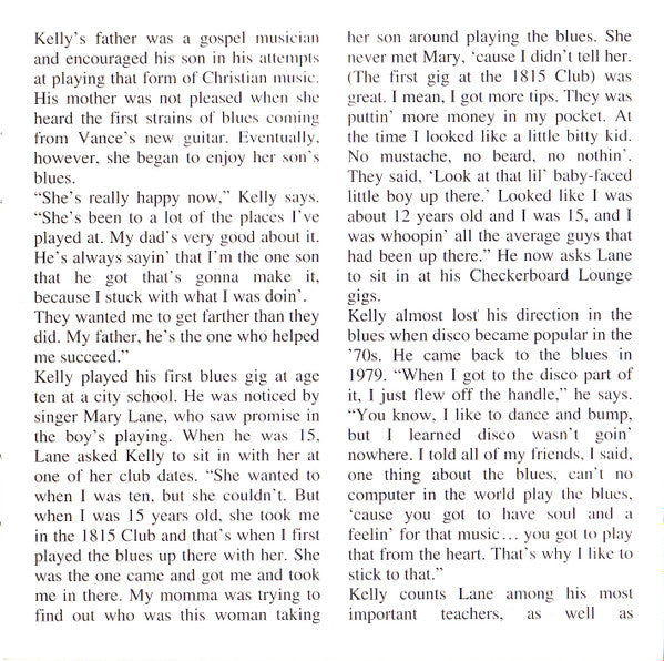 Vance Kelly : Call Me (CD)