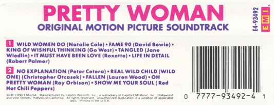 Various : Pretty Woman (Original Motion Picture Soundtrack) (Cass, Album, Comp, Dol)