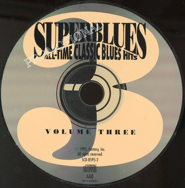 Various : Superblues, Vol. 3 All-Time Classic Blues Hits (CD, Comp, Promo)