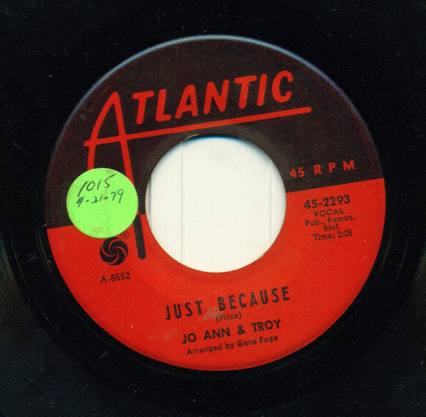 Jo Ann Campbell & Troy Seals : Same Old Feeling / Just Because (7")