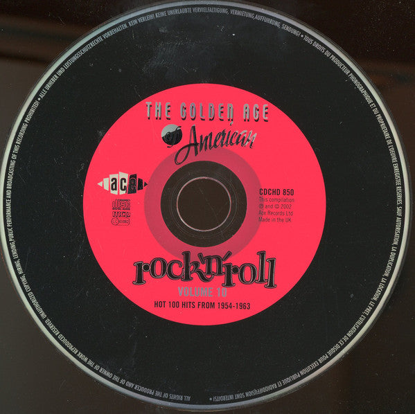 Various : The Golden Age Of American Rock 'n' Roll Volume 10 (CD, Comp)