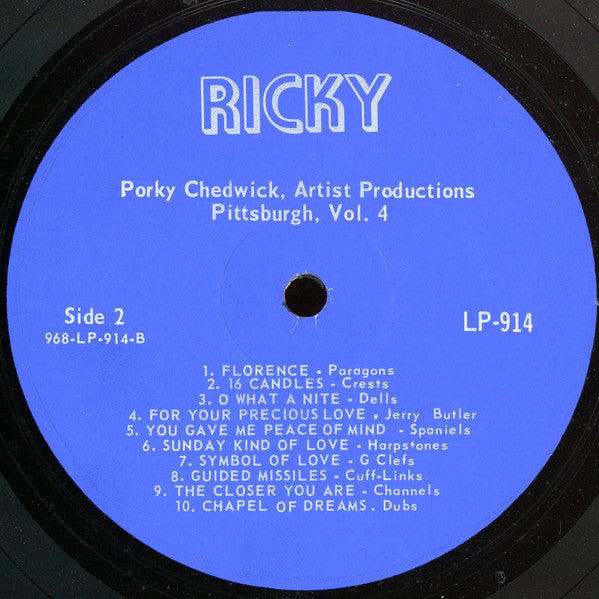 Porky Chedwick : 20 Dusty Discs: Volume No. 4 (LP, Comp)