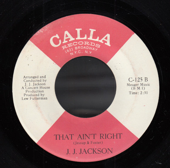 J.J. Jackson : I Dig Girls / That Ain't Right (7", Single)