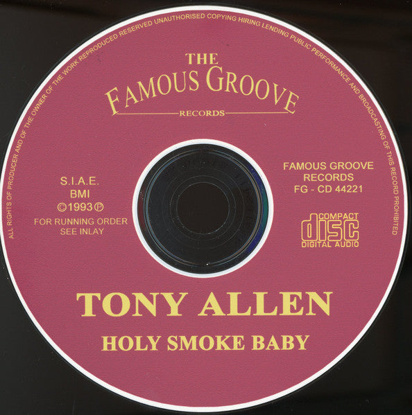 Tony Allen (5) : Holy Smoke Baby (CDr, Comp, Ltd)