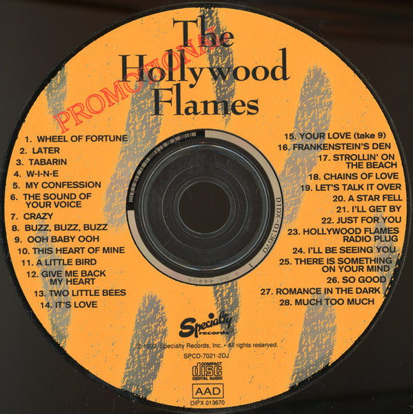 The Hollywood Flames : The Hollywood Flames (CD, Comp, Promo)