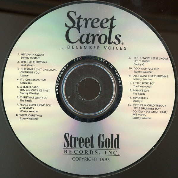 Stormy Weather : Street Carols - December Voices (CD, Comp)