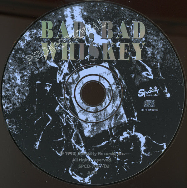 Various : Bad, Bad Whiskey (CD, Comp, Promo, RM)