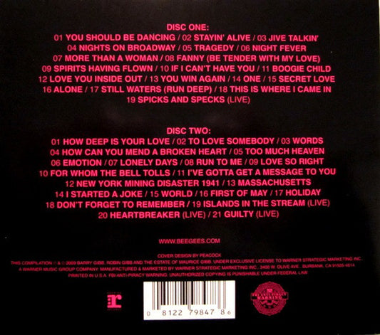 Bee Gees : The Ultimate Bee Gees (2xCD, Comp, RM)