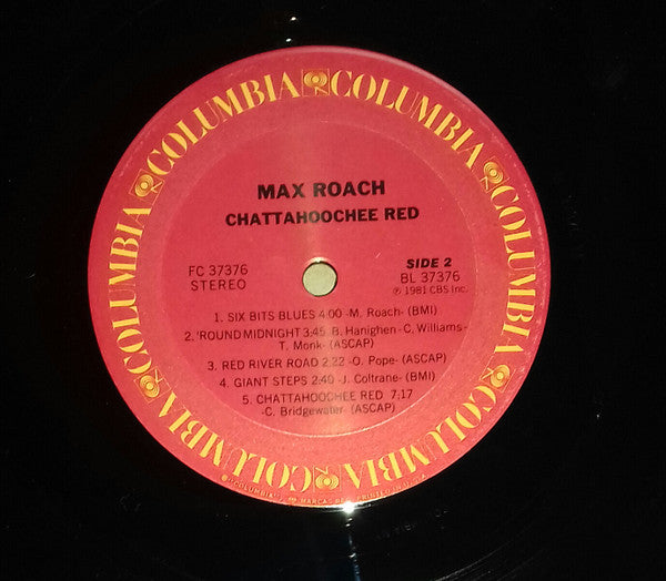 Max Roach : Chattahoochee Red (LP, Album)