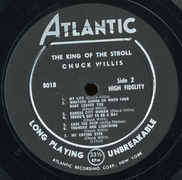 Chuck Willis : King Of The Stroll (LP, Album, Mono)