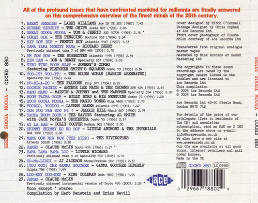 Various : Great Googa Mooga! (CD, Comp)