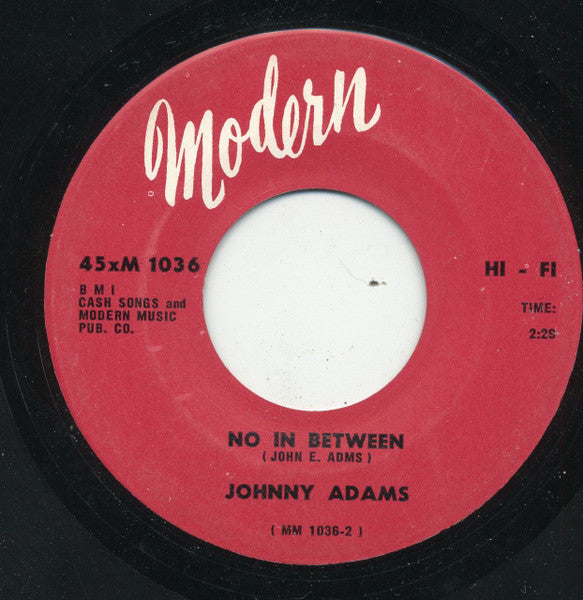 Johnny Adams (4) : Don't Wait Too Long / No In Between (7", Single)