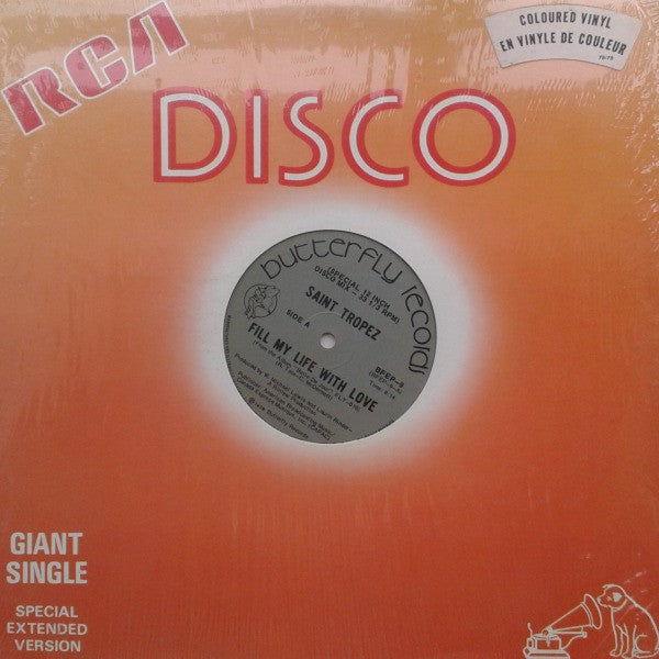 Saint Tropez : Fill My Life With Love / One More Minute (12", Ora)