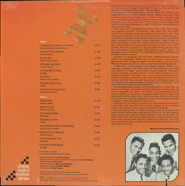 The Flamingos : Flamingos (LP, Album, Mono, RE)