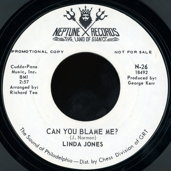 Linda Jones : Ooh Baby You Move Me (7", Promo, Styrene)