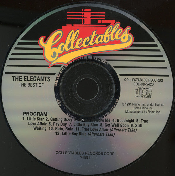 The Elegants : Little Star: The Best Of The Elegants (CD, Comp)