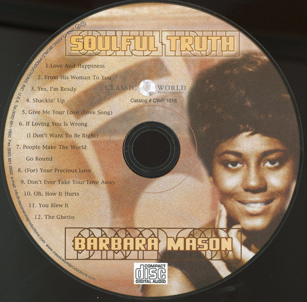 Barbara Mason : Soulful Truth (CD, Comp)
