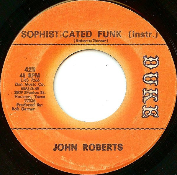 John Roberts : Sockin' 1-2-3-4 (7", Single)