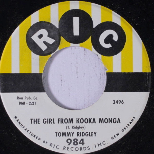 Tommy Ridgley : In The Same Old Way / The Girl From Kooka Monga (7")