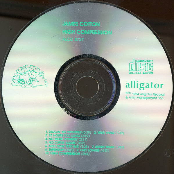 James Cotton : High Compression (CD, Album)