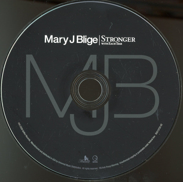 Mary J. Blige : Stronger With Each Tear (CD, Album)