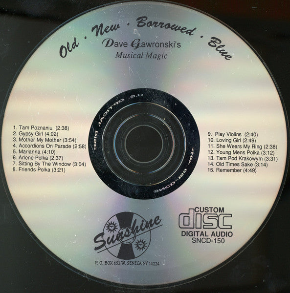 Dave Gawronski : Old - New - Borrowed - Blue (CD)