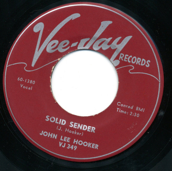 John Lee Hooker : No Shoes / Solid Sender (7", Single)