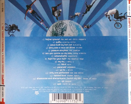 Various : ESPN Presents: X Games - Volume One: Music From The Edge (CD, Comp, SRC)