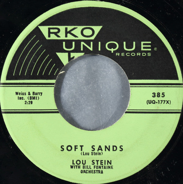 Lou Stein With Bill Fontaine Orchestra : Almost Paradise (7")