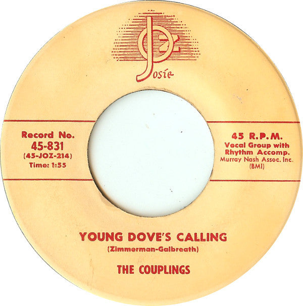 The Couplings : I Can See / Young Dove's Calling (7")