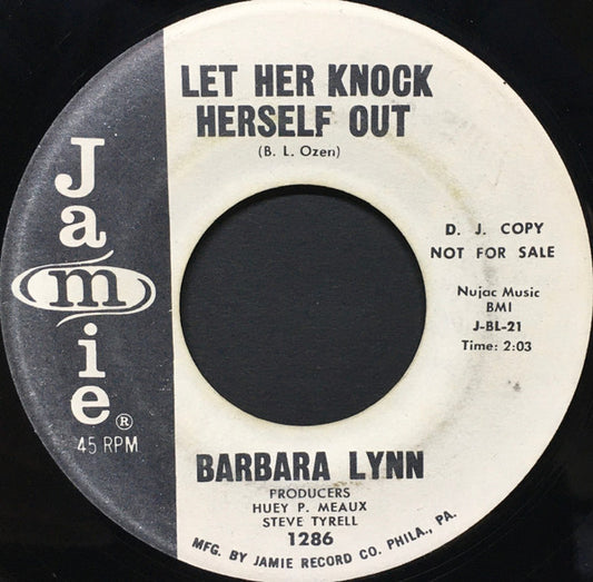 Barbara Lynn : Don't Spread It Around / Let Her Knock Herself Out (7", Promo)