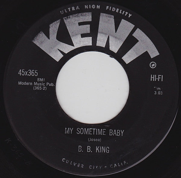B.B. King : My Sometime Baby / Lonely (7", Single)