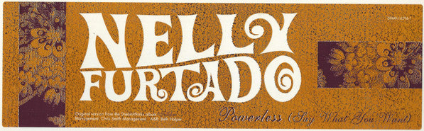 Nelly Furtado : Powerless (Say What You Want) (12", Promo)