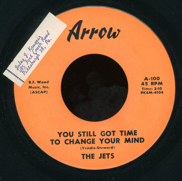 The Jets (15) : Soul Dinner / You Still Got Time To Change Your Mind (7")