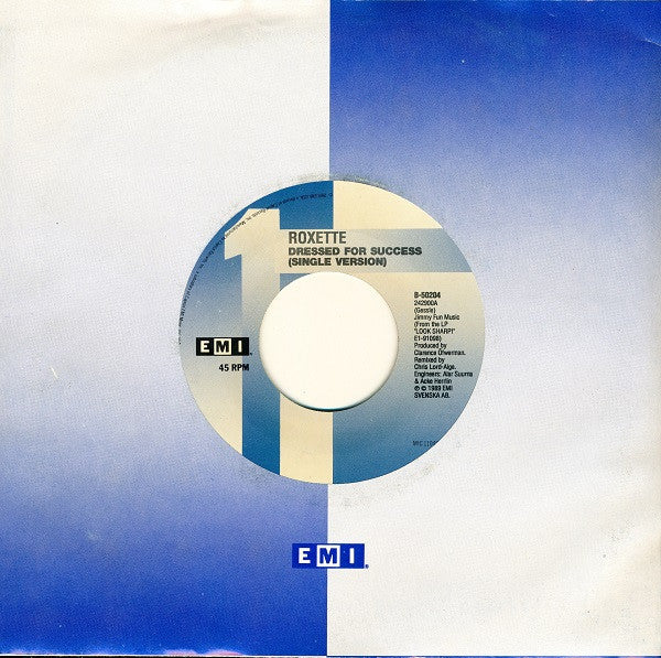 Roxette : Dressed For Success (7", Single)