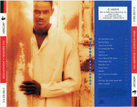 Brian McKnight : I Remember You (CD, Album, Club, BMG)