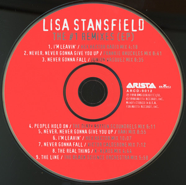 Lisa Stansfield : The #1 Remixes (EP) (CD, EP, Comp, Club, CRC)