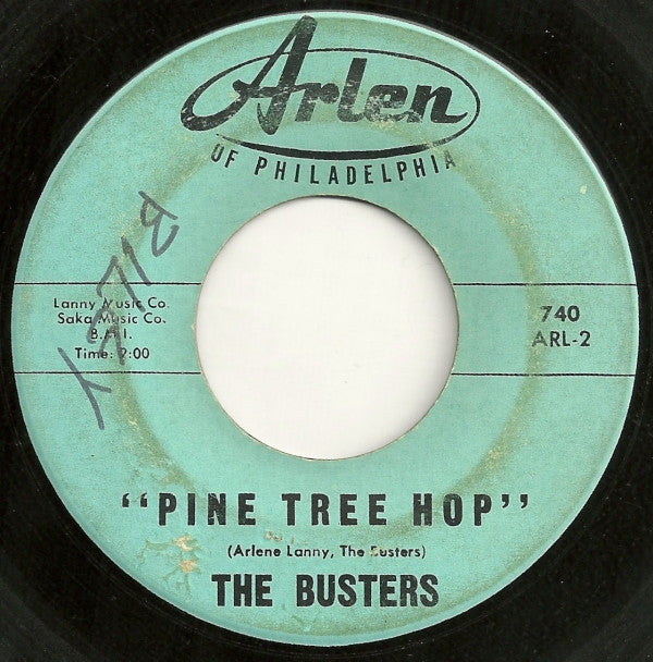 The Busters (2) : All American Surfer / Pine Tree Hop (7", Single)