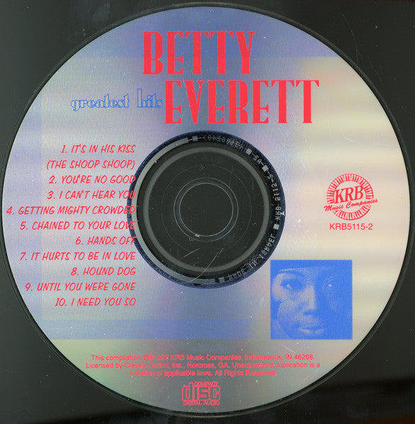 Betty Everett : Greatest Hits (CD, Comp)