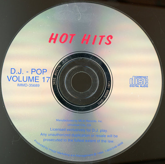 Various : Hot Hits DJ Pop Vol 17 (CD, Comp)
